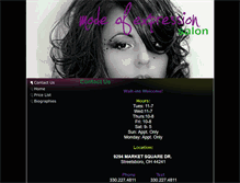 Tablet Screenshot of modeexpression.com